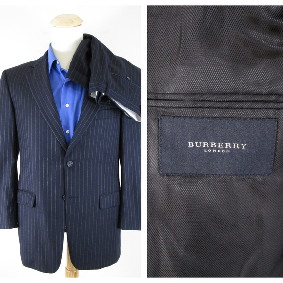 Burberry Other - SOLDBurberry London Pinstripe Wool Suit 40R